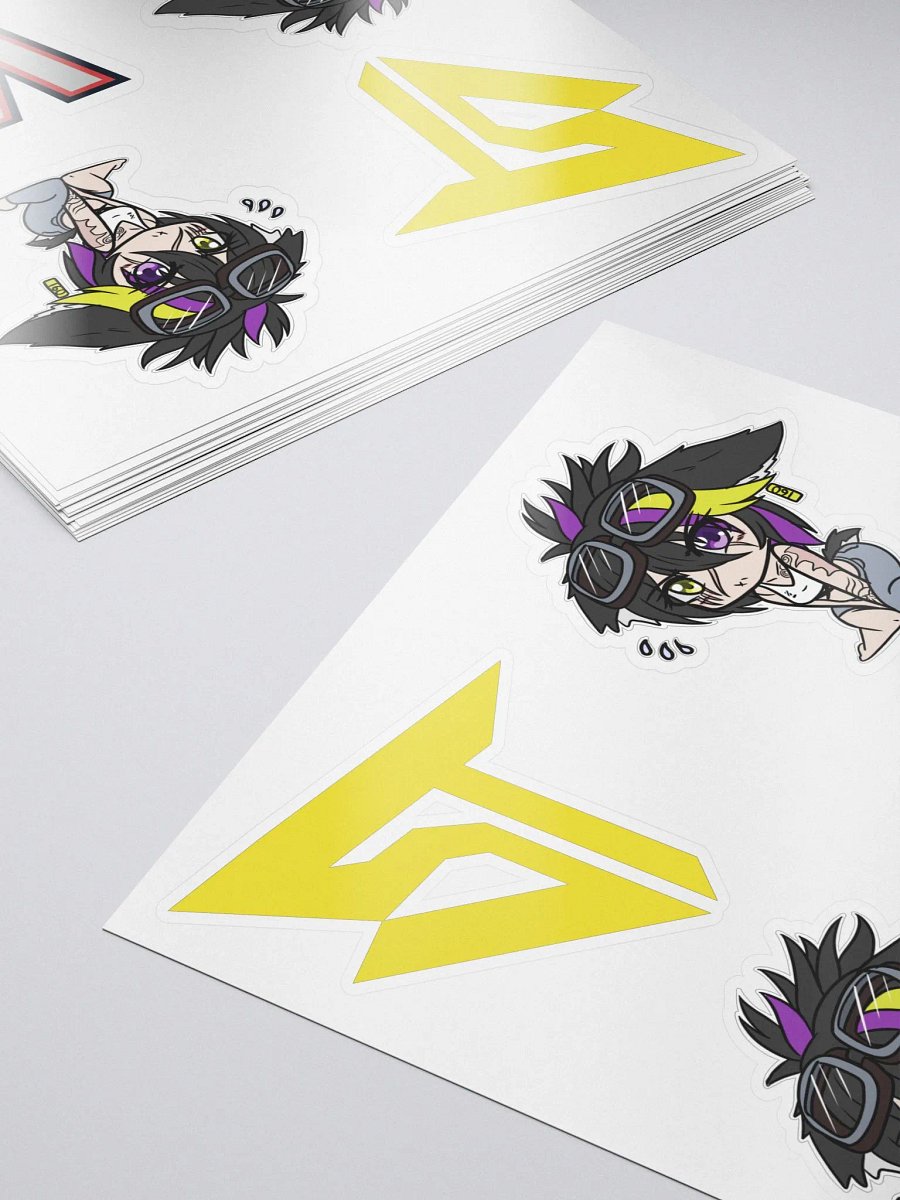Chibi Staffy Sticker Sheet (Art by Whitepulse) product image (5)