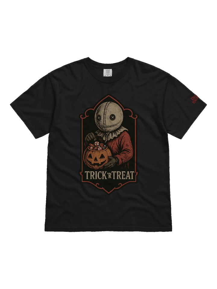 Unholy Hauntings Trick r Treat Black Tee product image (1)