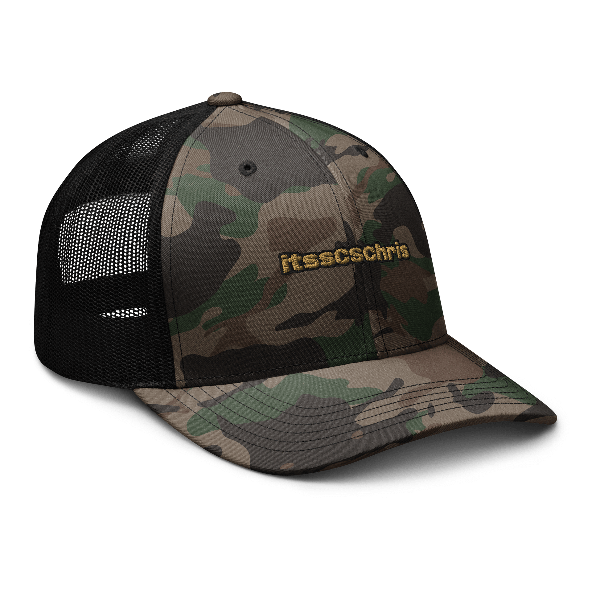 itssCSChris Camouflage Trucker Hat product image (6)
