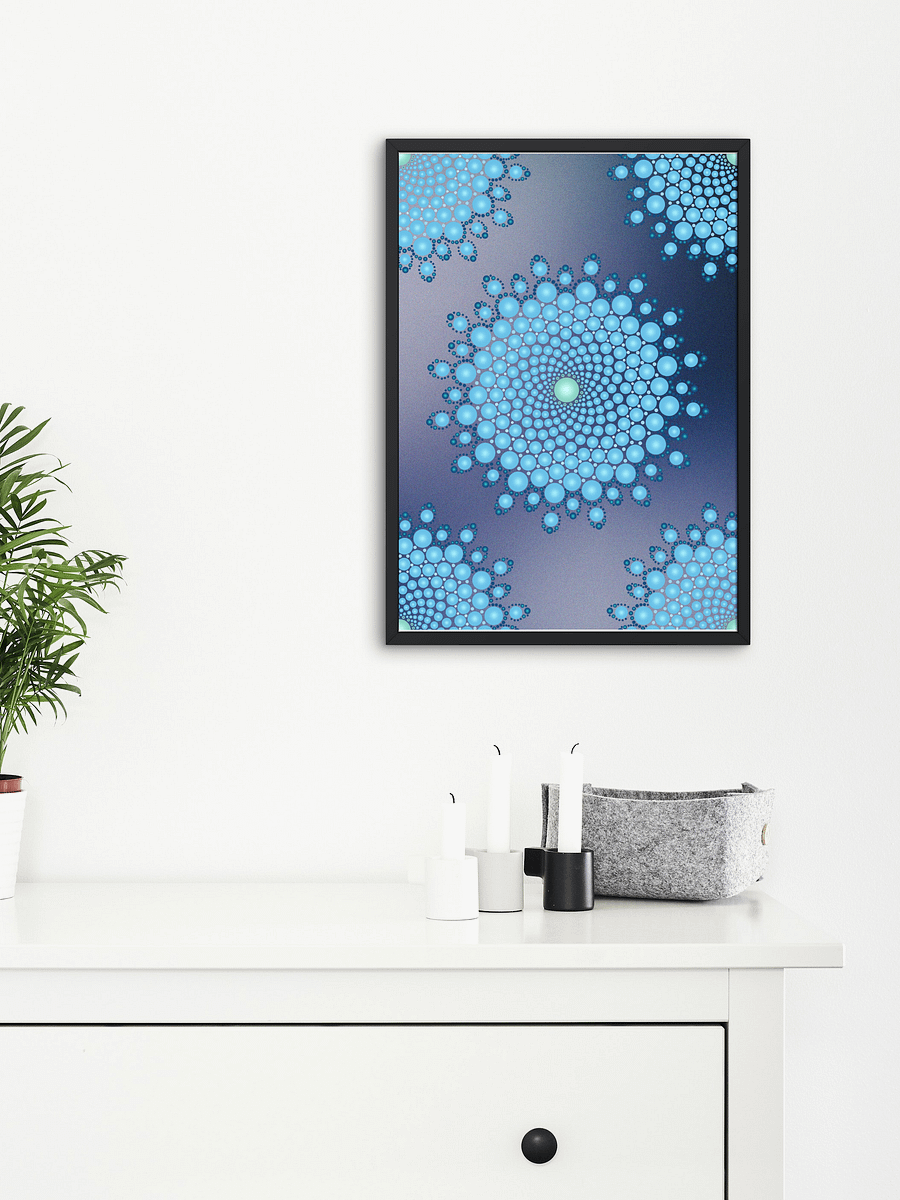 Blue Dot Mandala Posters, 2 JPG files product image (2)