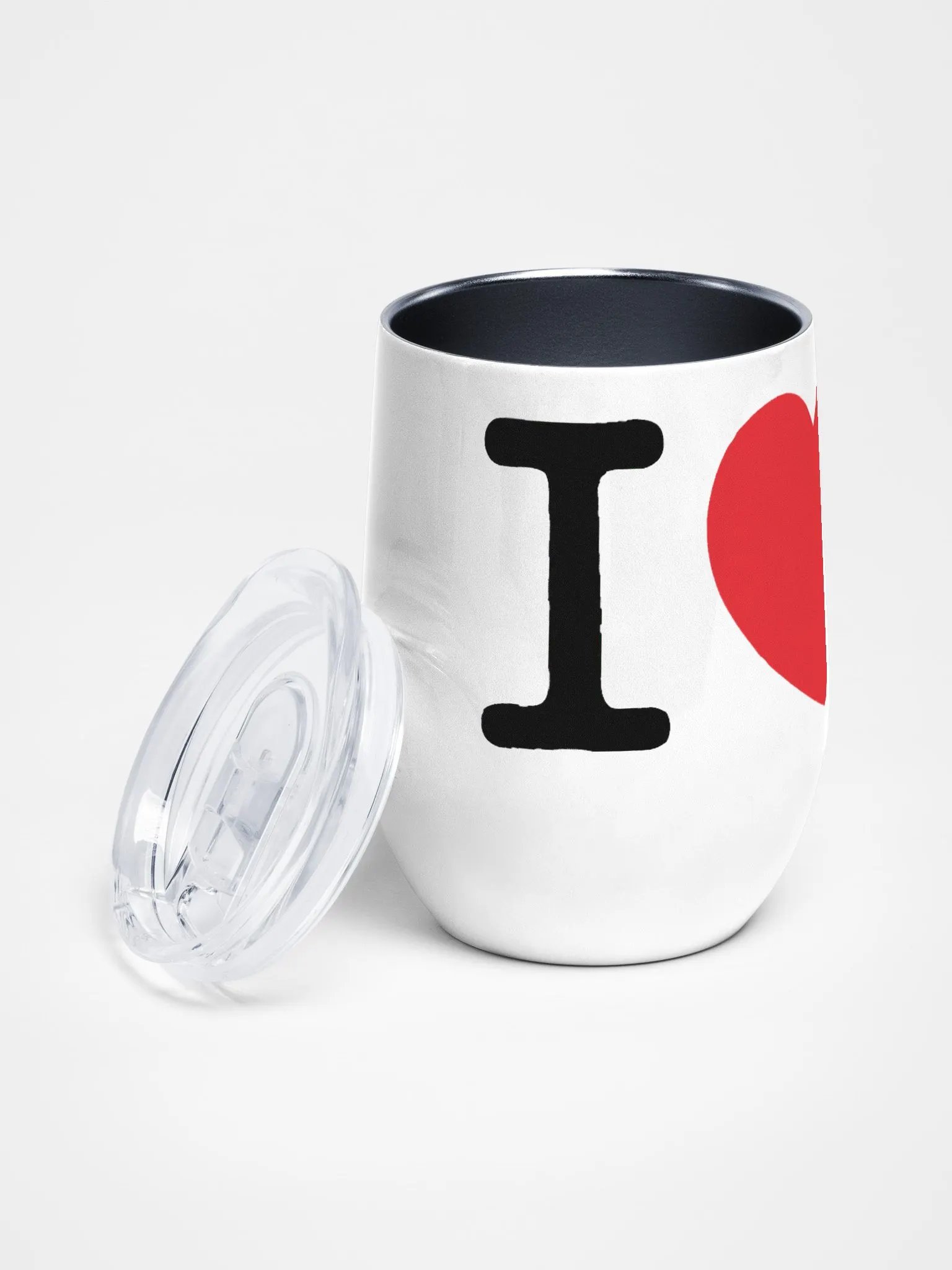 I Love Flange Wine Tumbler product image (2)