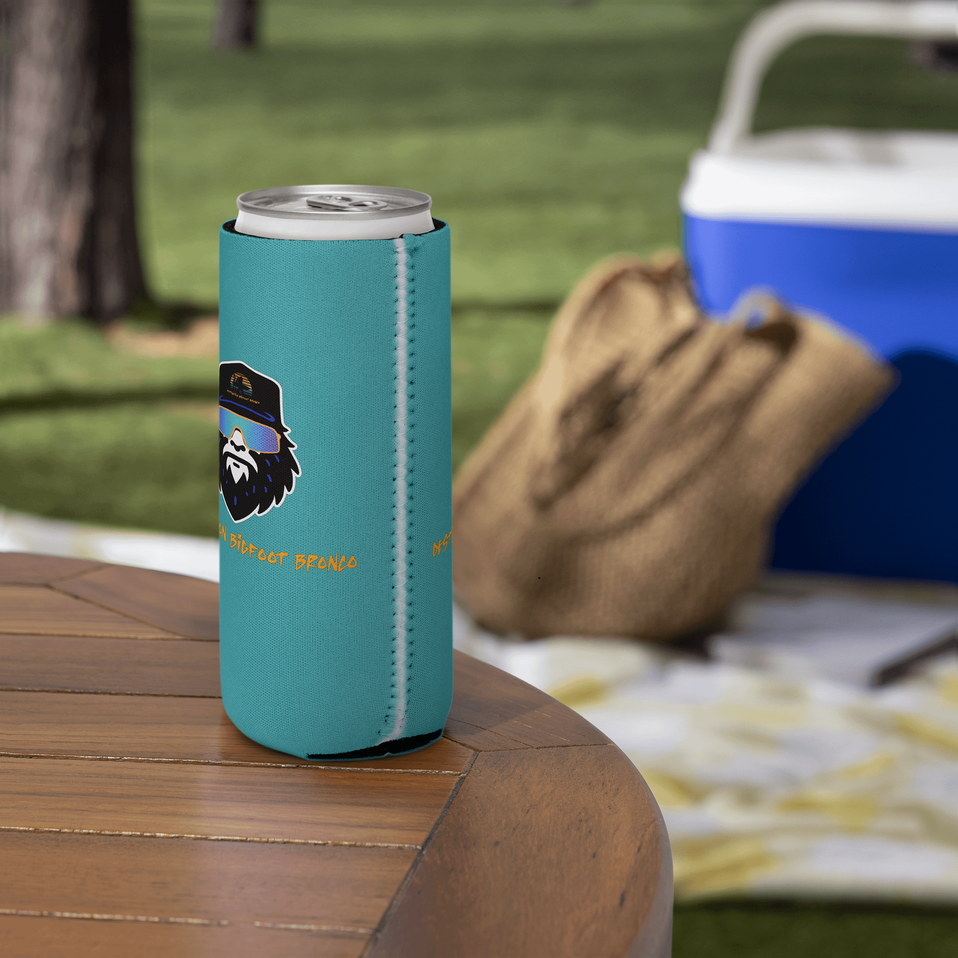 The Sasquatch Sipper (Teal) 12OZ Regular or 12OZ Slim Coozie product image (14)