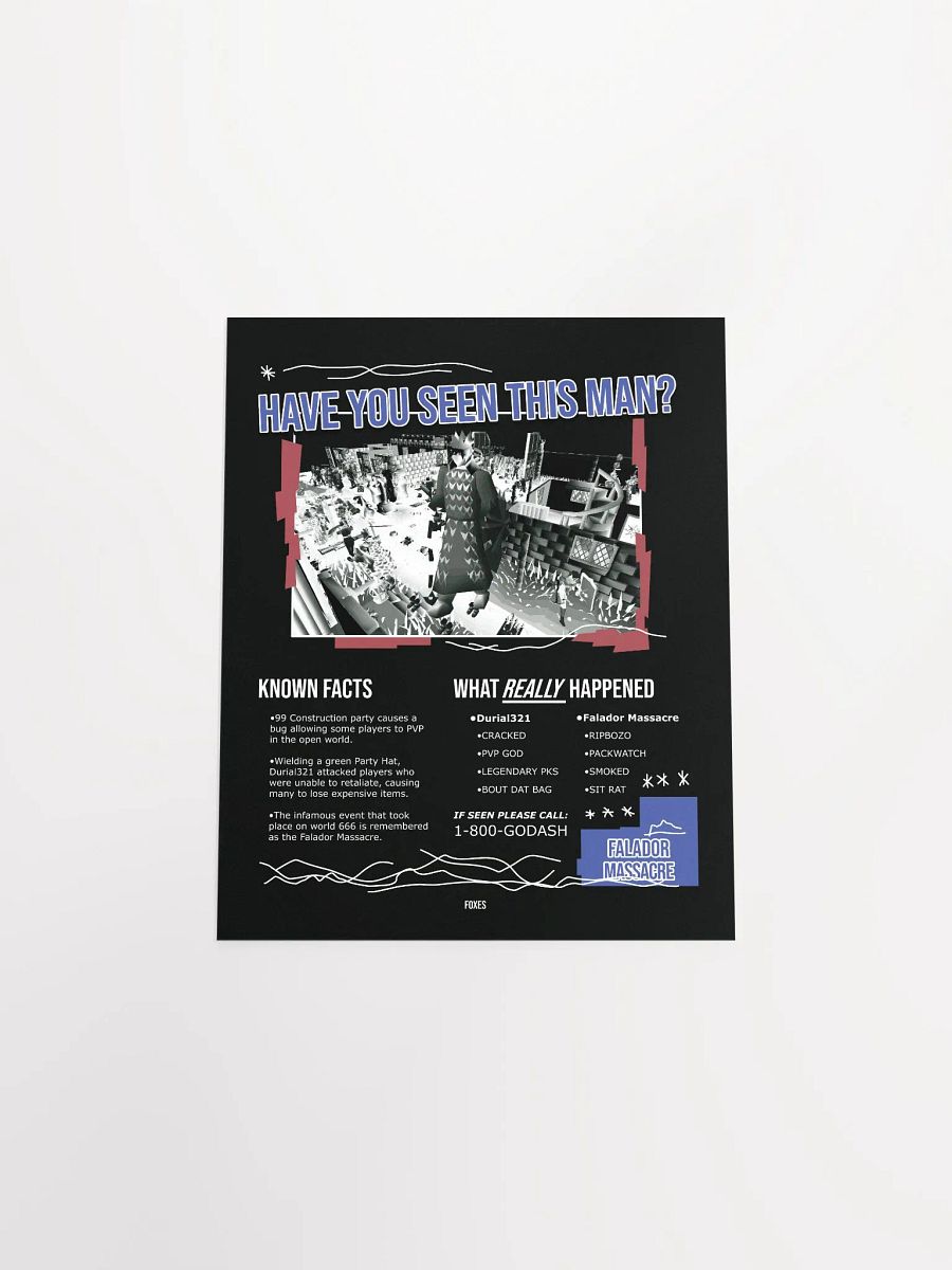 Durial321 (Falador Massacre) - Poster product image (4)