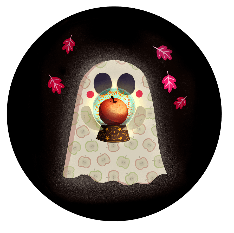 Little Ghost Fall Harvest Haunt - Greeting Card product image (2)
