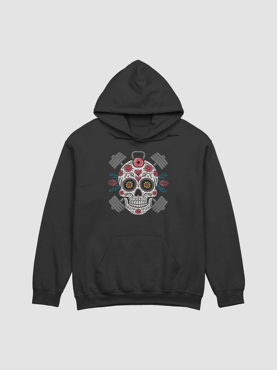 Day of the Dead Dumbbell Skull Hoodie product image (1)