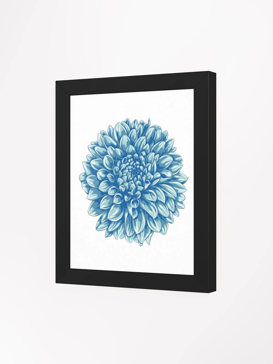 Blue Stylized Dahlia Bloom product image (5)