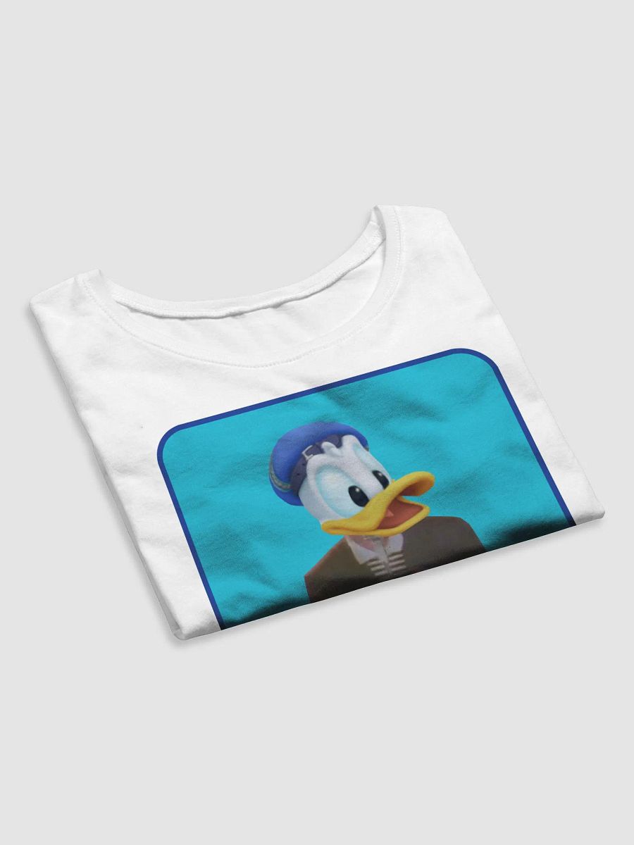 Duck Roll with Lyrics Short Sleeve Crop T-Shirt product image (4)