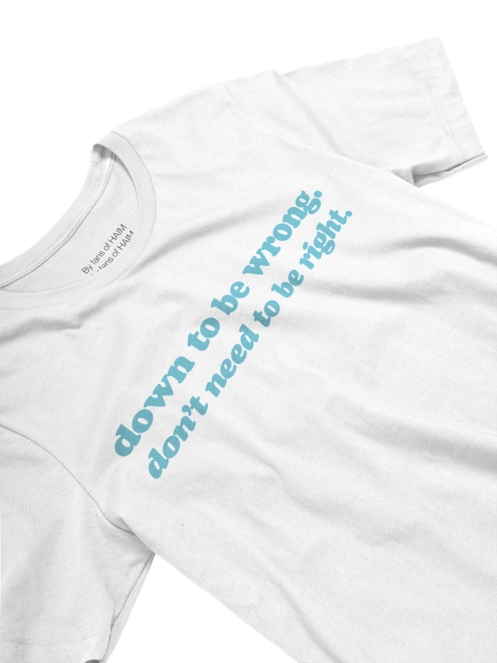 DON'T NEED TO BE RIGHT tee product image (2)