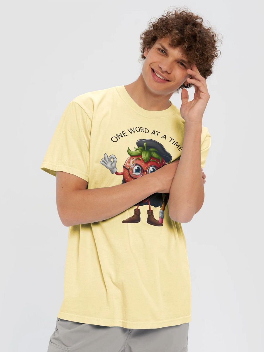 Funny Cute Cartoon Strawberry Artist Graphic T-Shirt product image (5)