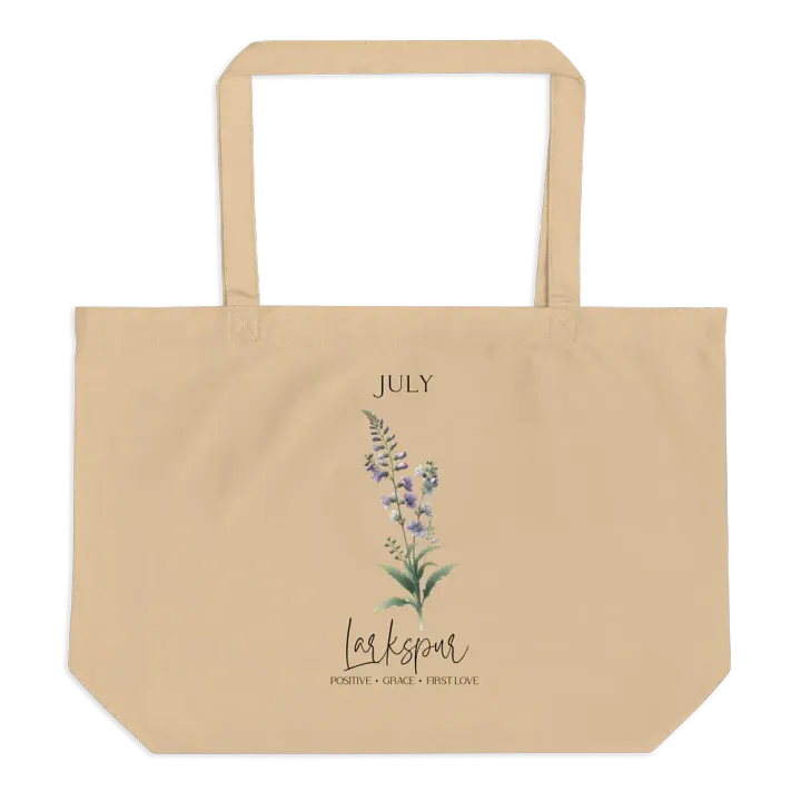 July Larkspur Tote product image (1)