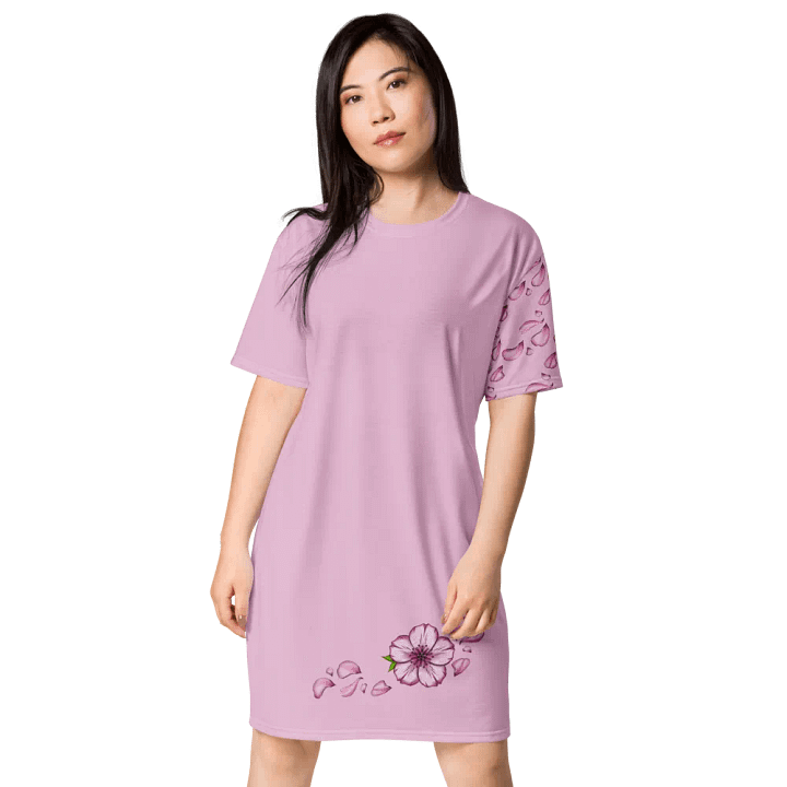 "Blossomz At Twilight" T-Shirt Dress product image (1)