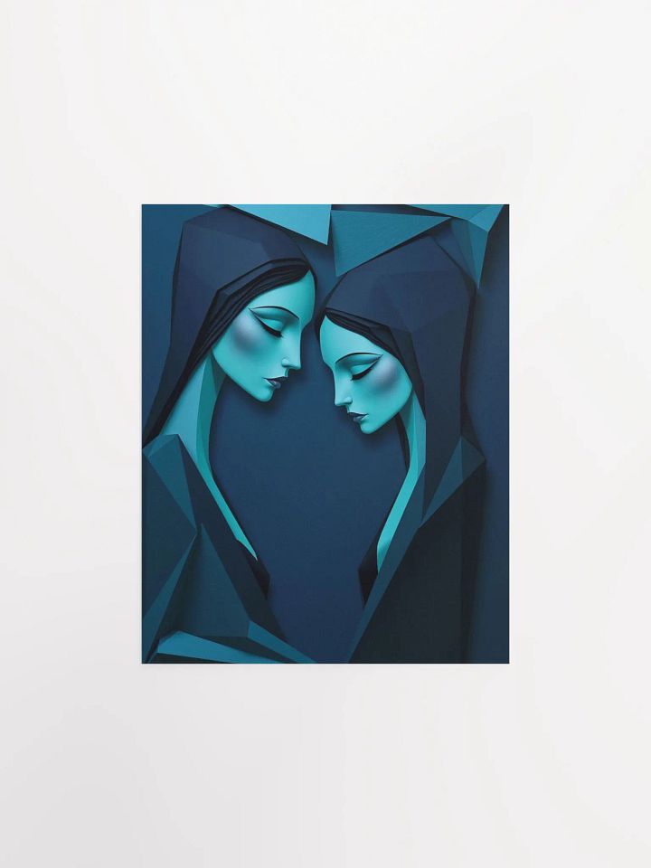 Symmetry in Blue Poster product image (4)