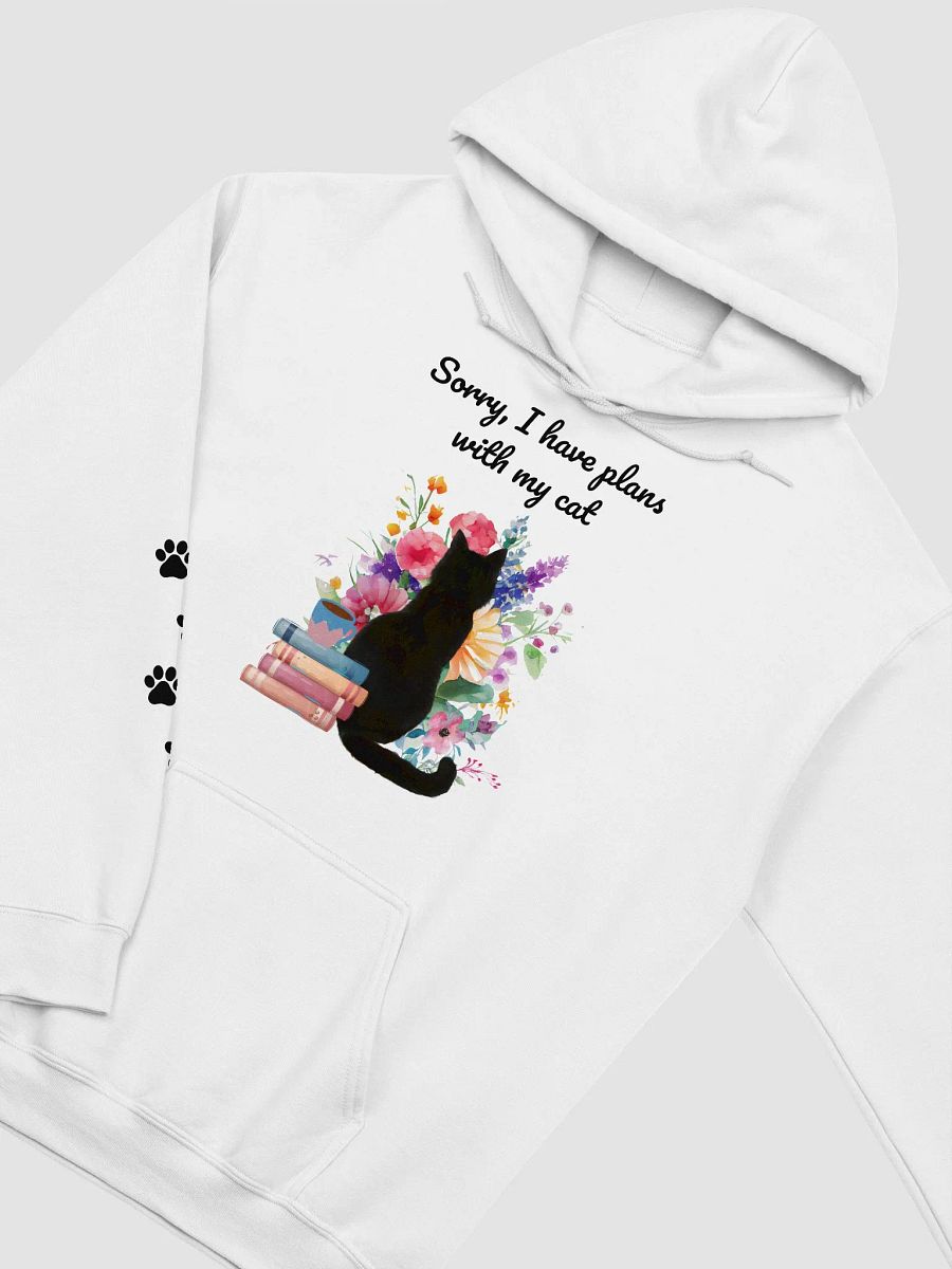 Sorry I Have Plans with My Cat Hoodie product image (3)