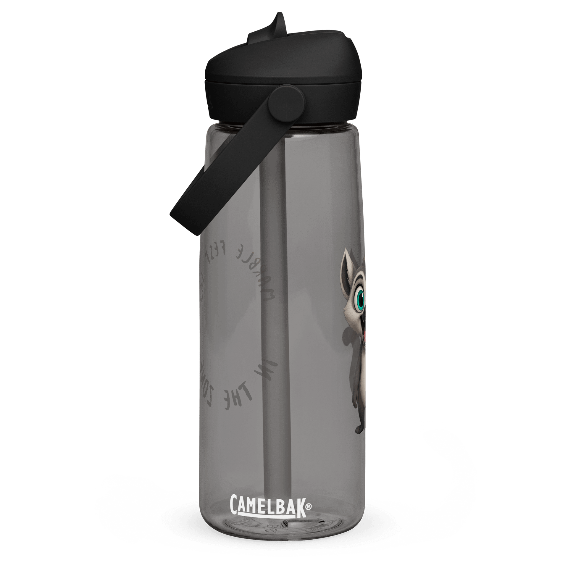 happy lemur water bottle product image (3)