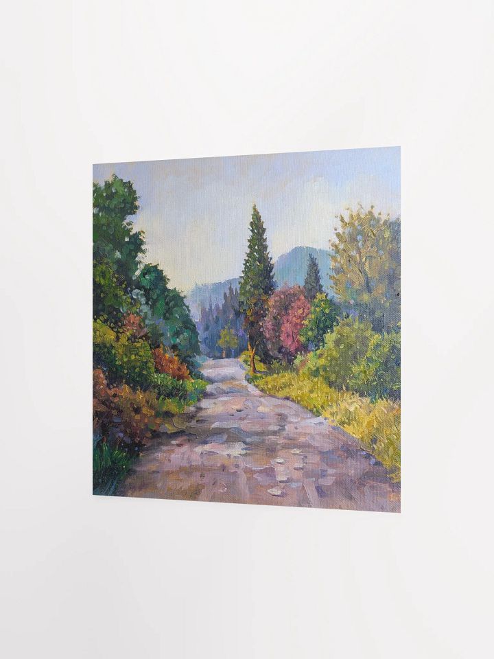 Hiking Trail-Oil Painting Paper Poster product image (2)