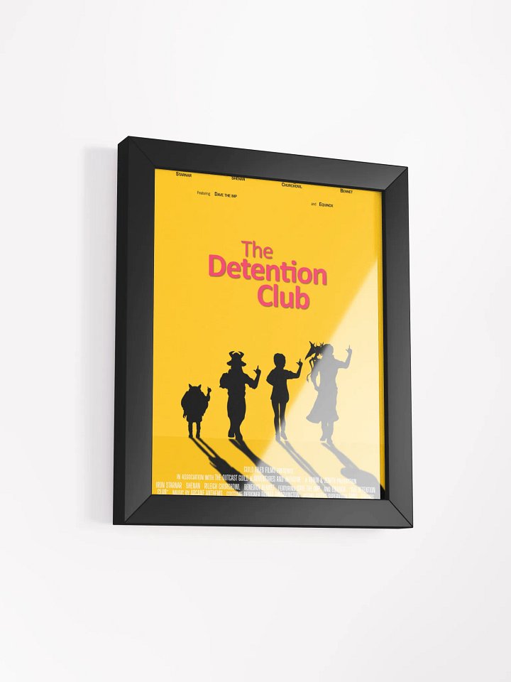Detention Club: Framed Matte Poster product image (17)