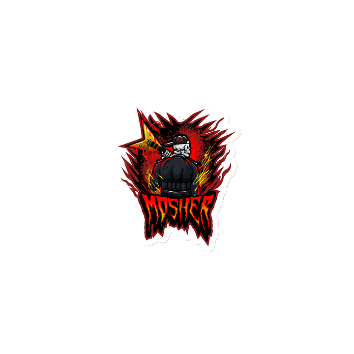 MOSHER GUITAR LOGO MAGNET product image (1)