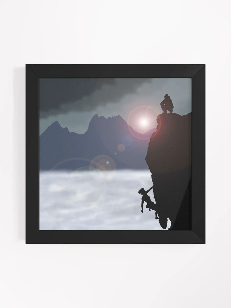 Light my way framed print product image (1)