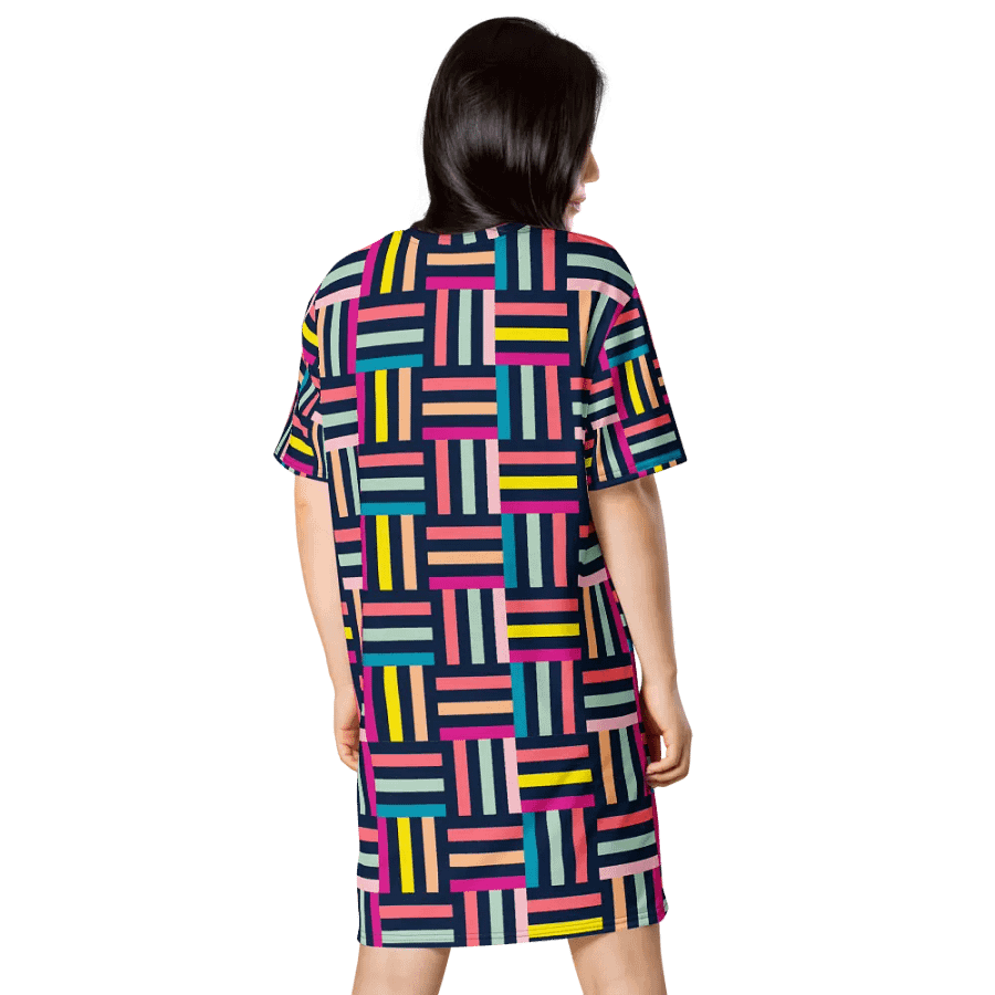Geometric Grid All-Over Dress product image (4)