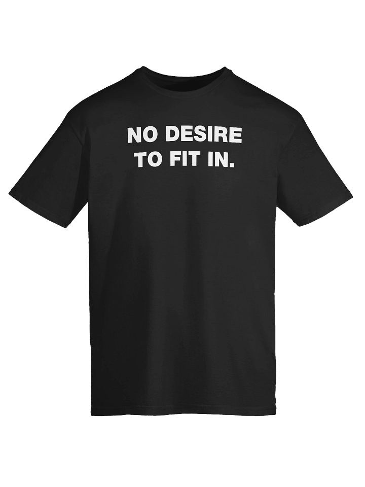 NO DESIRE TO FIT IN. T-Shirt product image (1)