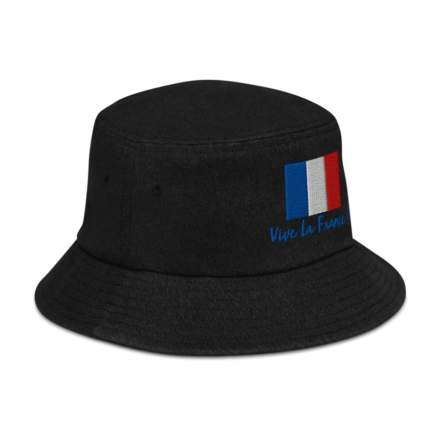 Vive la France! Denim Bucket Hat product image (3)