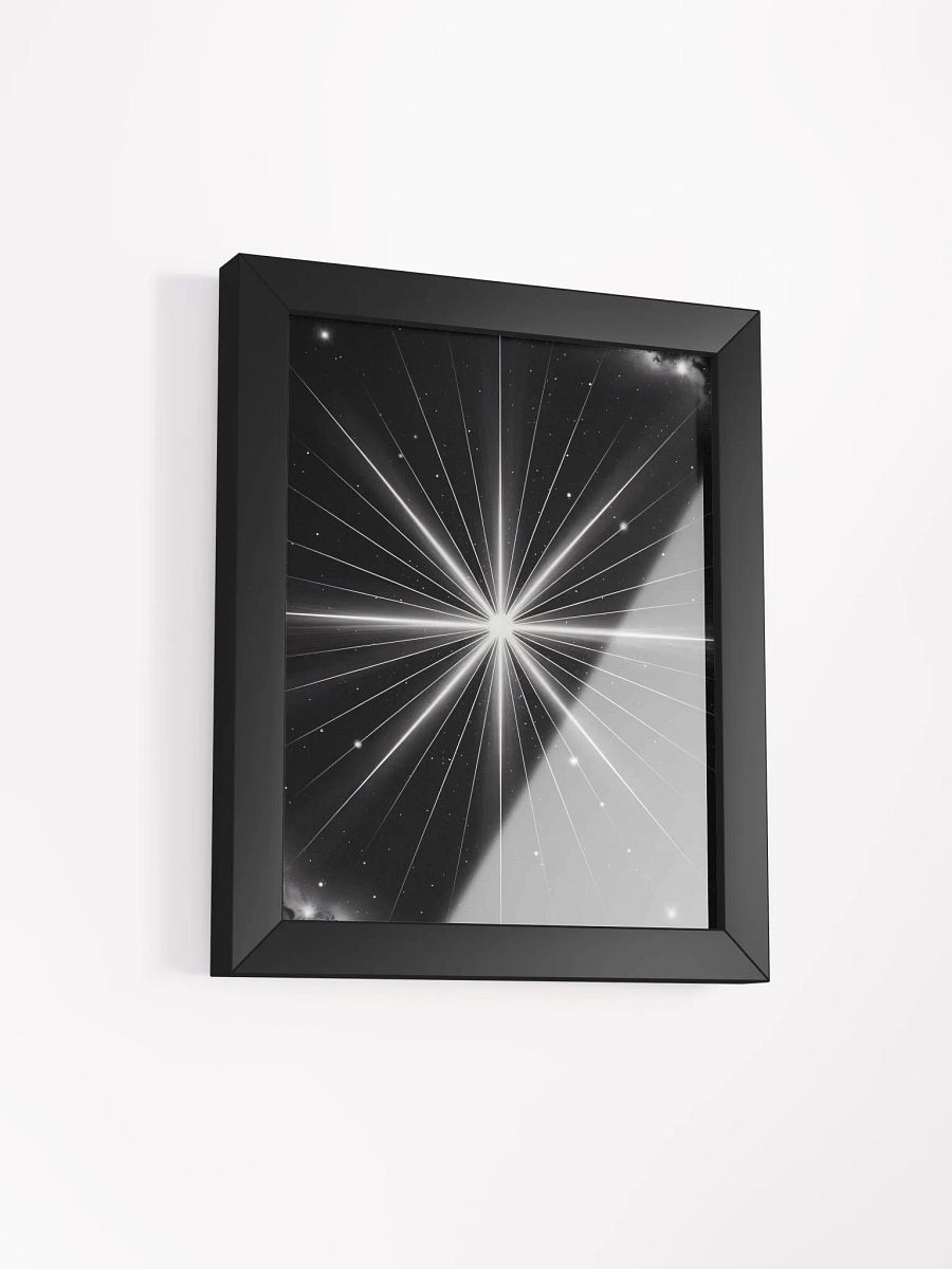 Starburst Framed Print | Abstract Celestial Wall Art product image (2)
