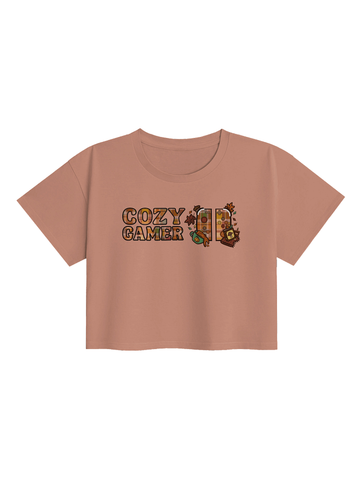 Plaid Cozy Gamer Controller Crop Top product image (2)