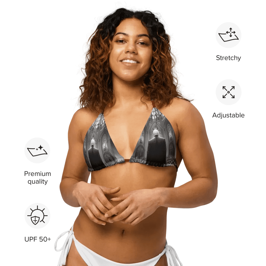 Within these Halls All-Over Bikini Top product image (11)