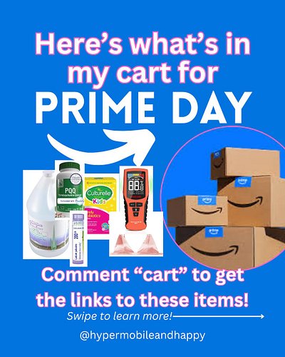 Full disclosure, these items aren’t in my cart anymore. They’re in my orders! 

Gotta’ love PRIME DAY discounts!

Comment “pr...