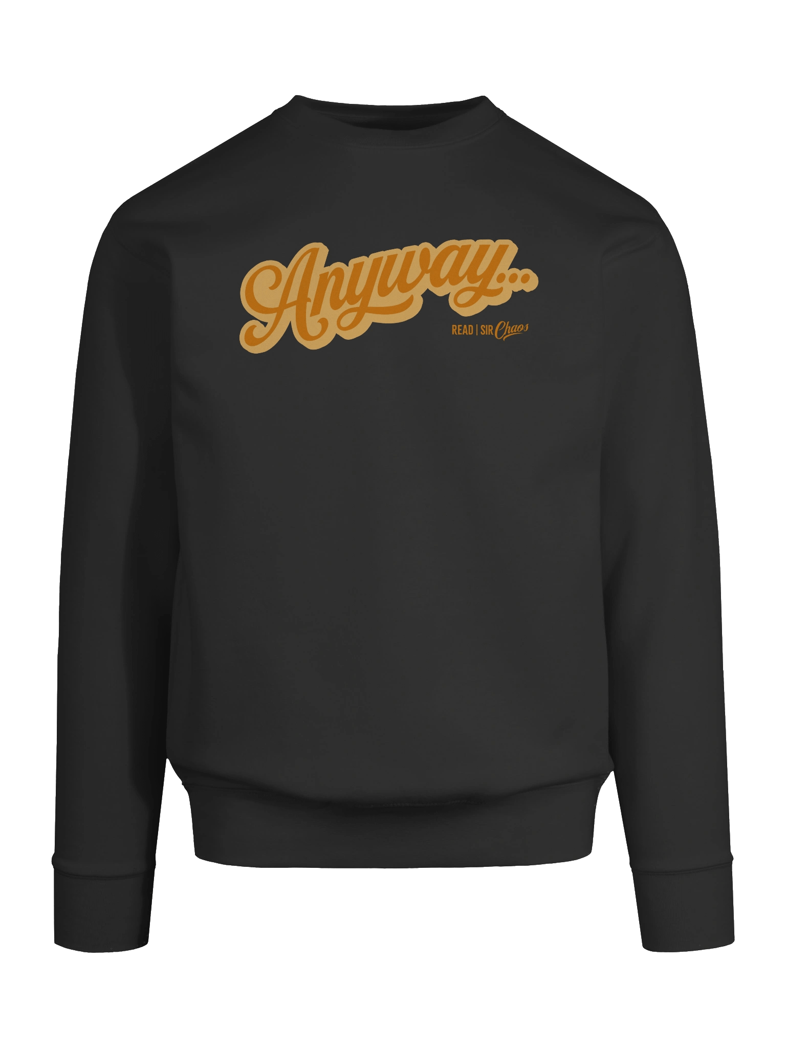 Anyway... Sweatshirt (orange solid) product image (60)