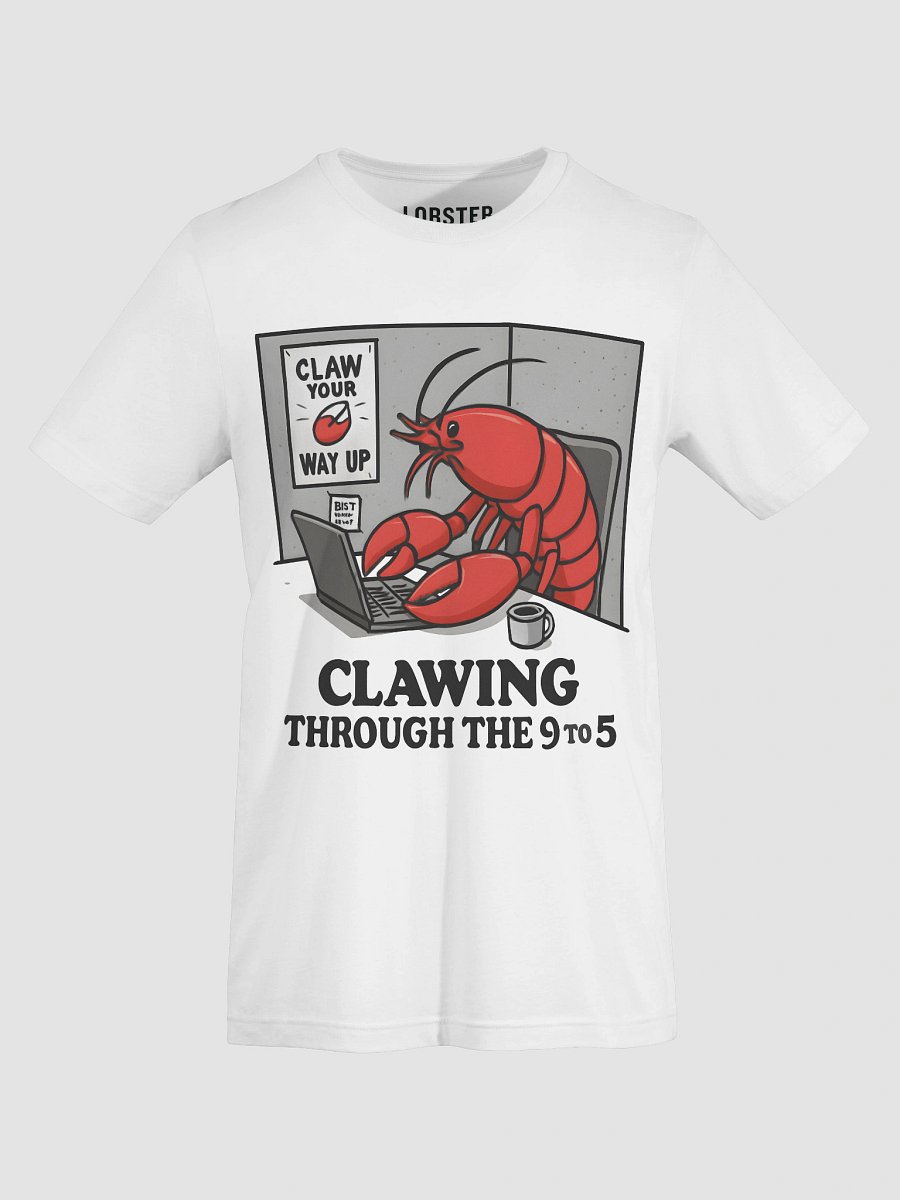Office Lobster T-Shirt | Funny Work-from-Desk Tee product image (7)