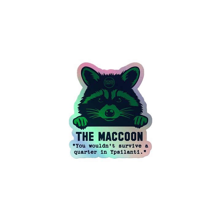 The MACCOON - Holographic Sticker (3 Sizes) product image (1)