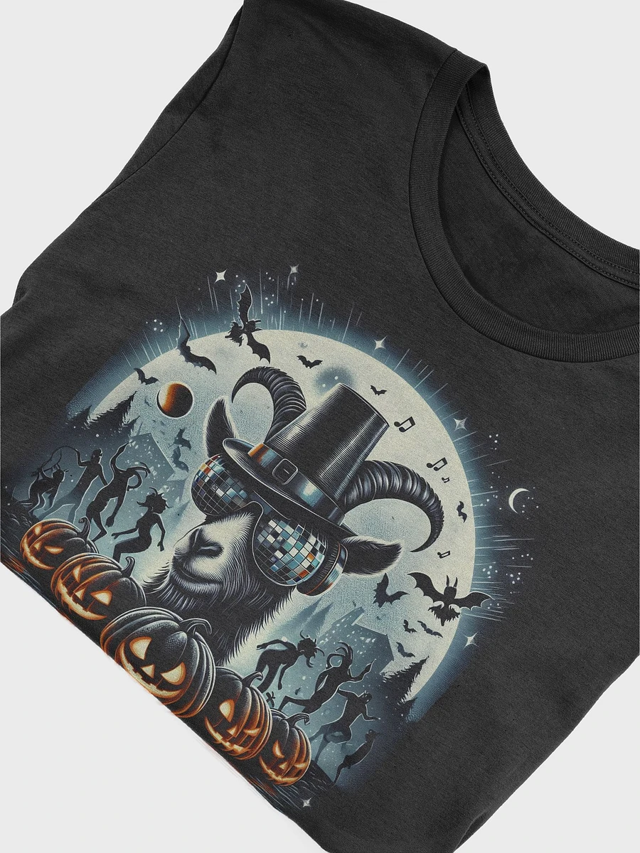 2024 Halloween Disco Goat Graveyard Party Tee - Black product image (5)