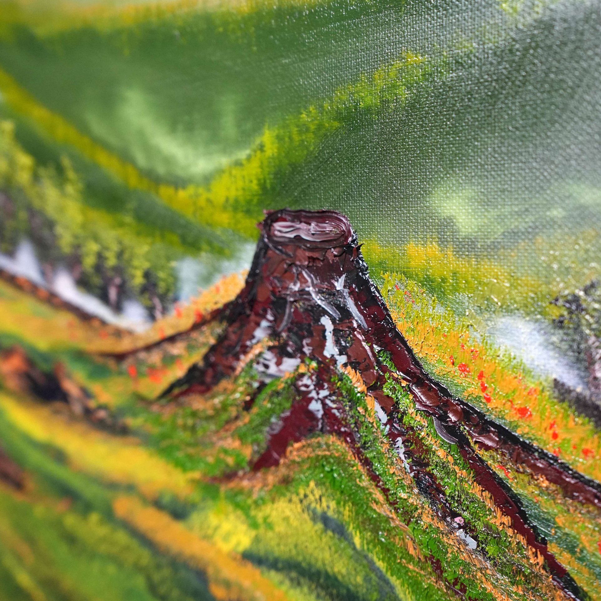 The Reach Between Worlds (Comission/Original) 24x48 Canvas product image (5)