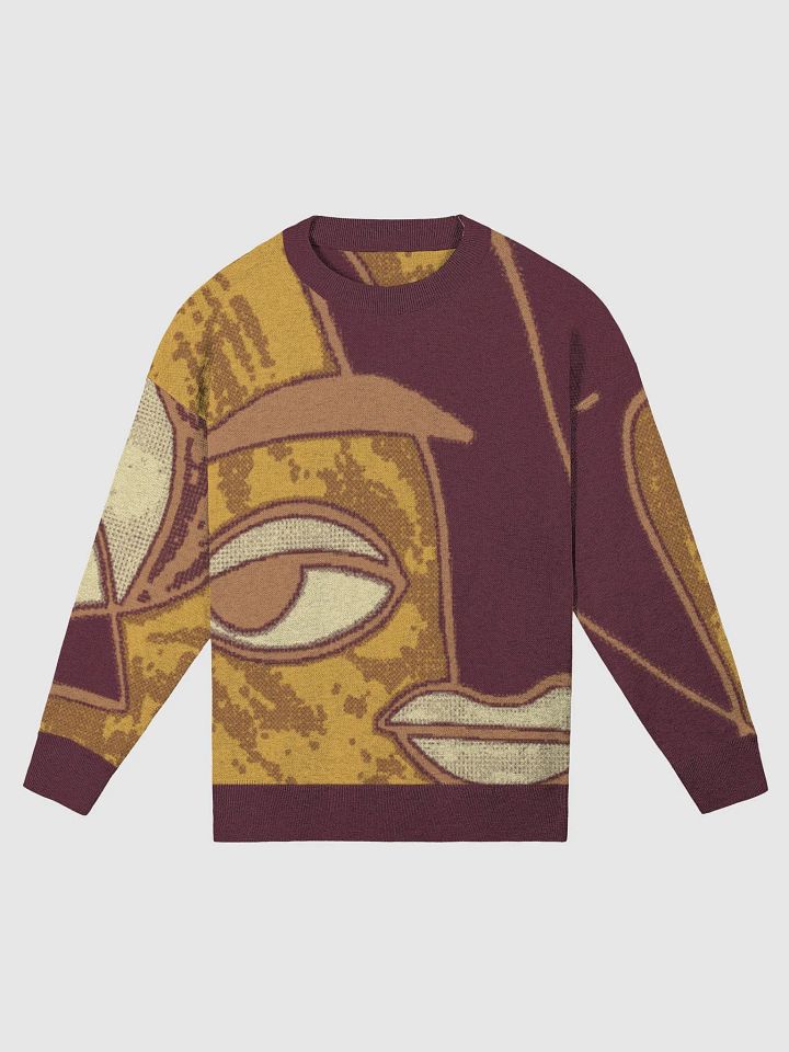 Mystic Sight Knit Sweater - Burgundy product image (1)