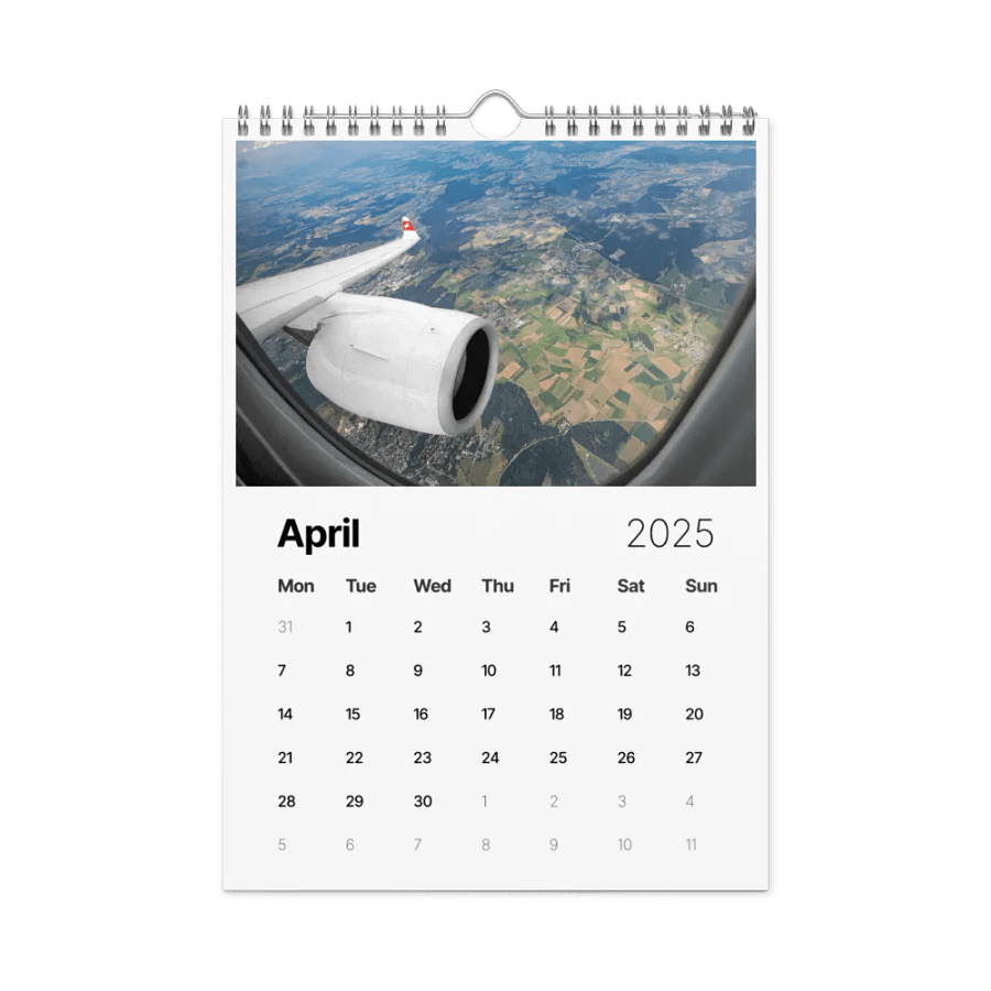 2025 Wall Calendar - Best Of: Wing Views - (A3 or A4) product image (3)