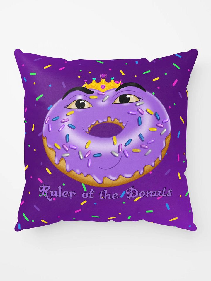 Ruler of the Donuts Pillow product image (1)