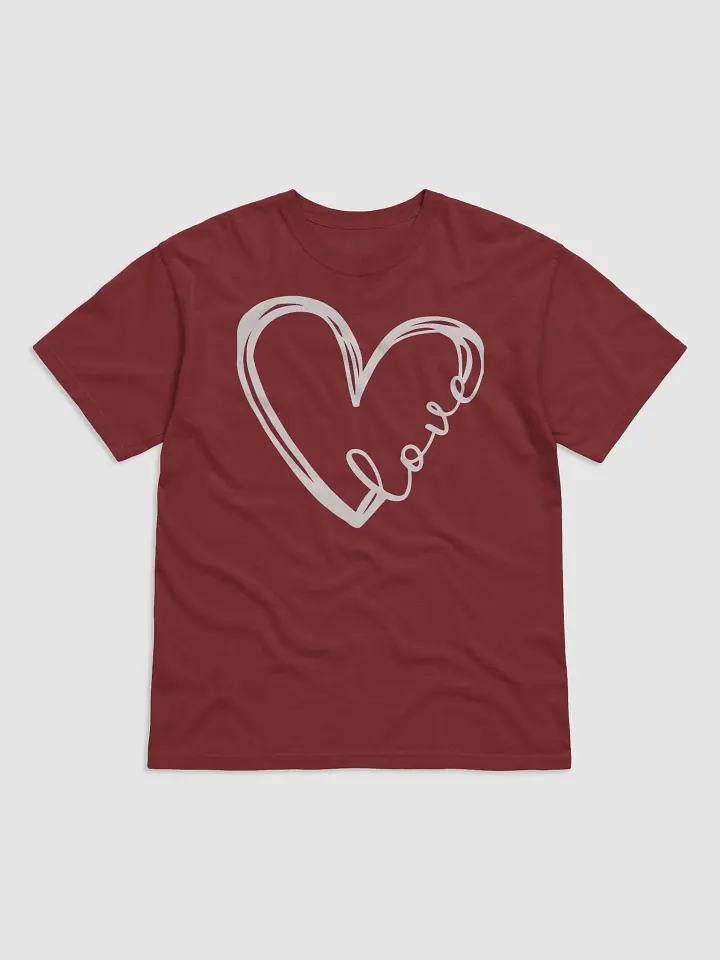 Simple Love Heart Tee product image (1)