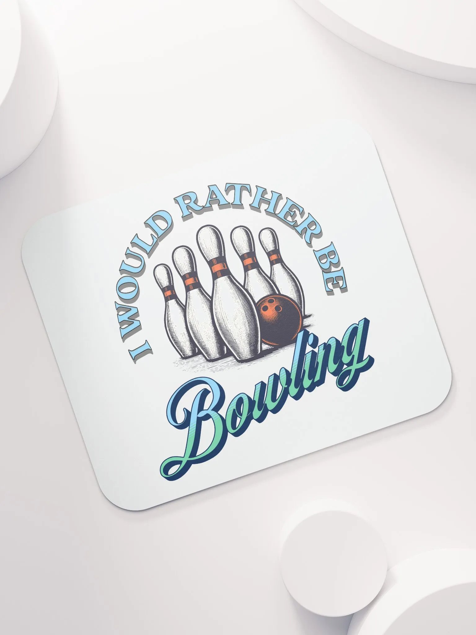 I Would Rather Be Bowling Strike Zone Mouse Pad product image (5)