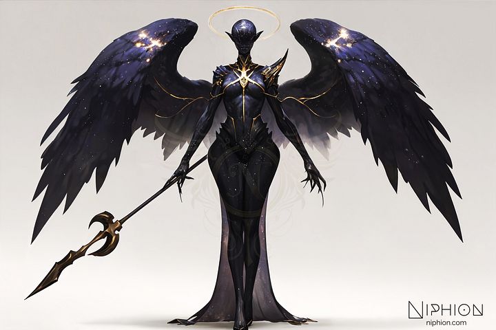 High-Resolution Digital Art – Nebula Archangel, Character Design #1 product image (1)