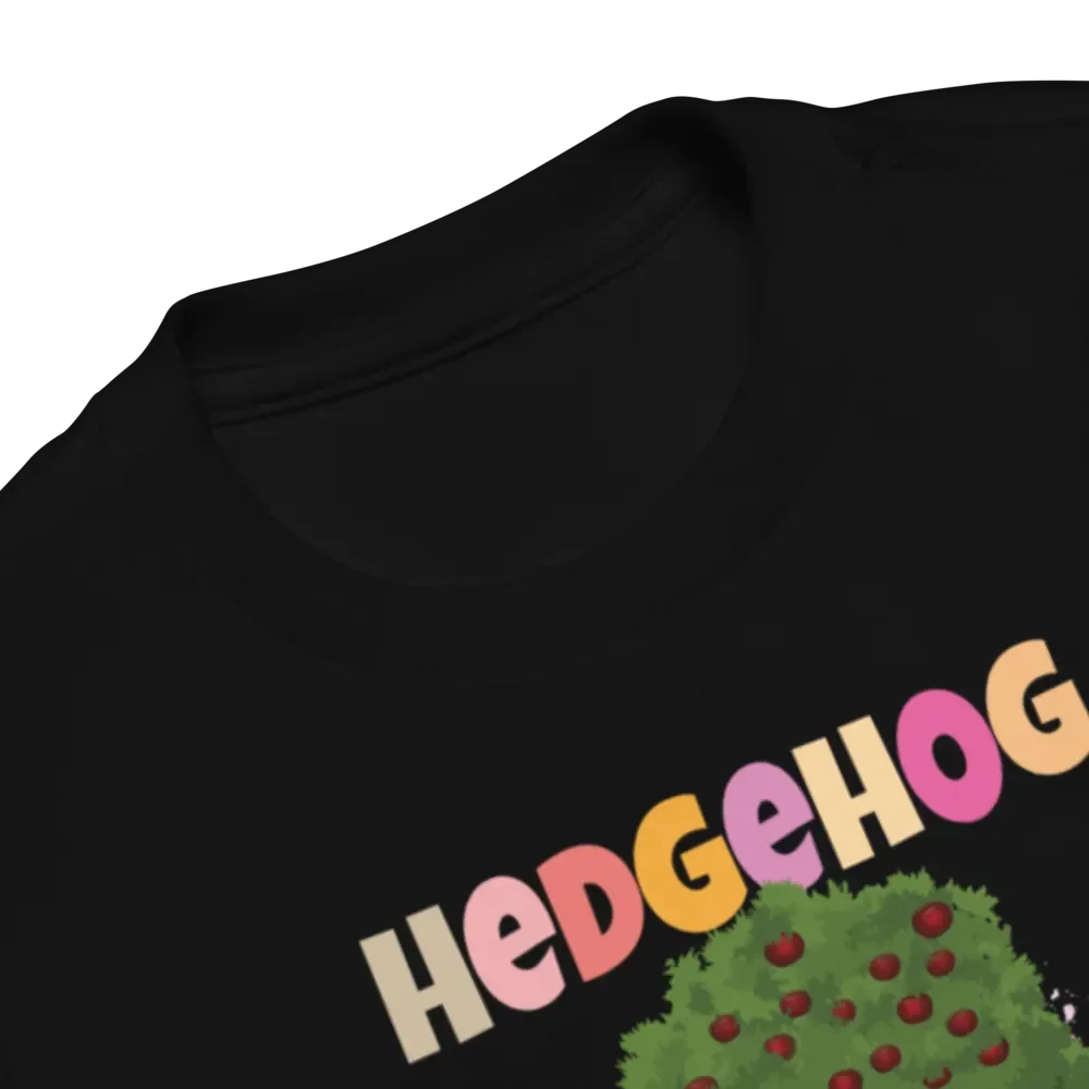 Hedgehog Cute Colorful Funny Bella +Canvas Toddler T-Shirt – Fun Gift for Kids product image (9)