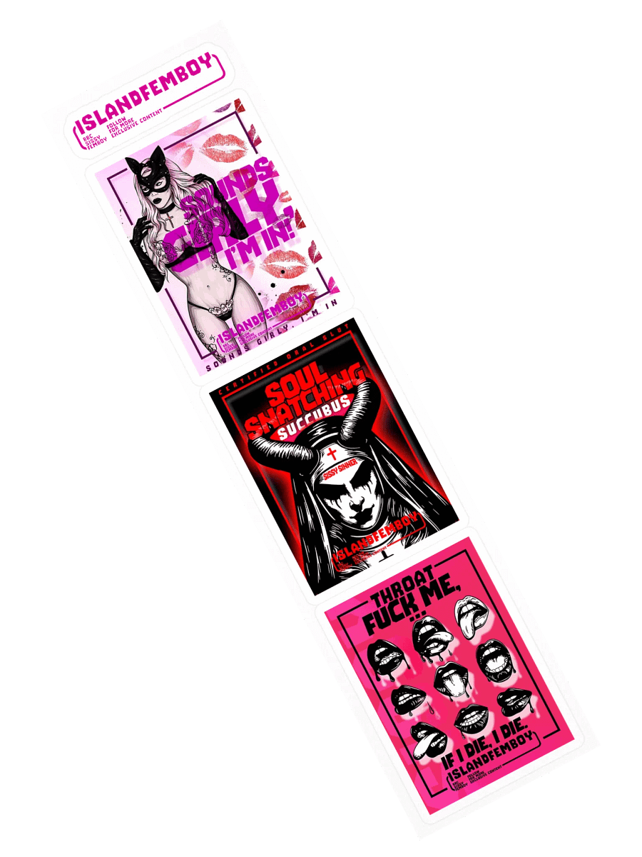 ISLANDFEMBOY : Sissy Sticker Pack : Femboy : Twink product image (3)