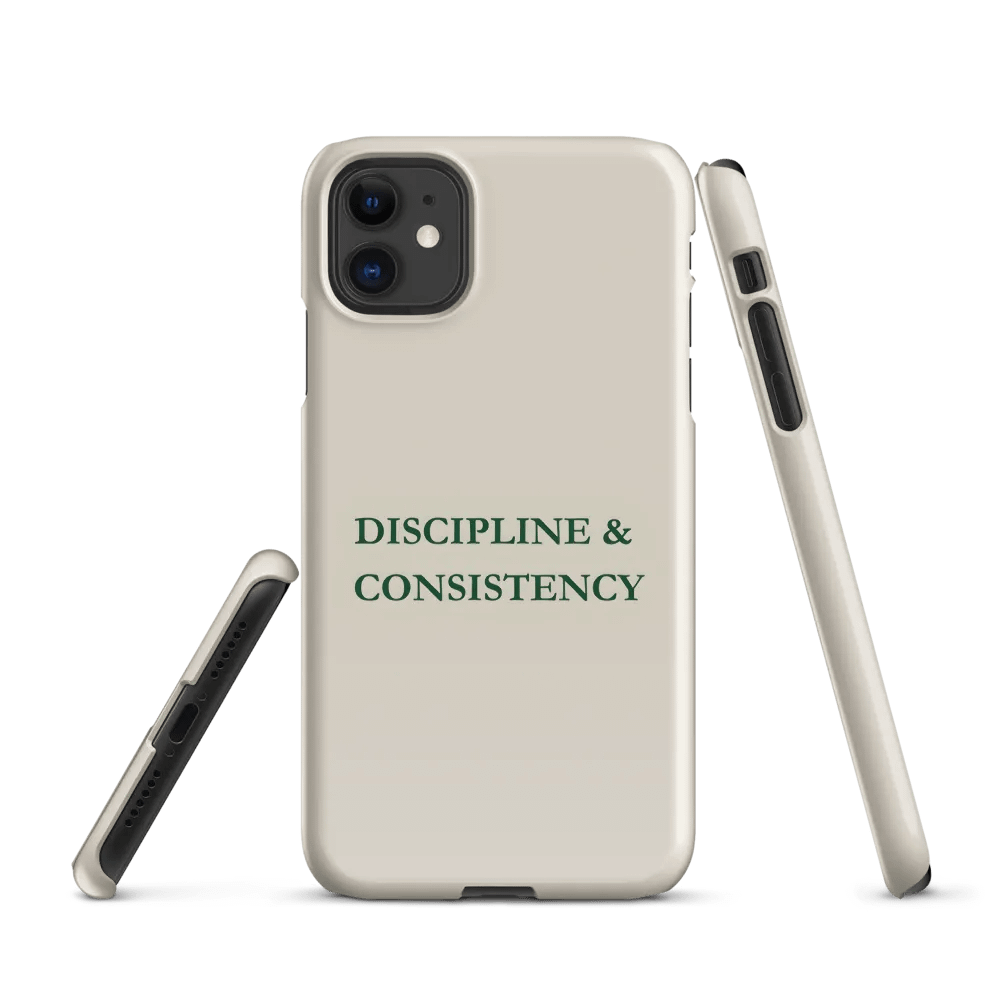 Discipline & Consistency Snap Case for iPhone® product image (1)