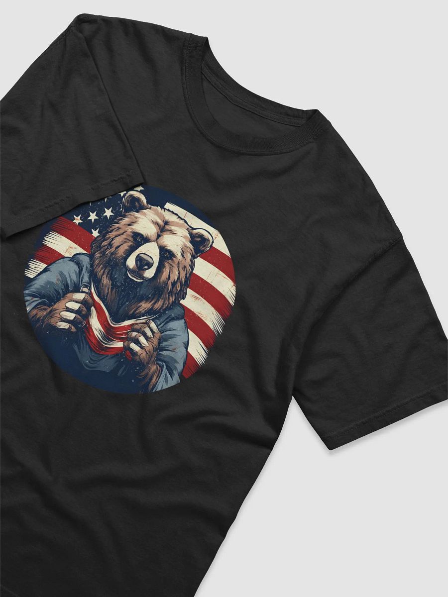 Kodiak Bear with American Flag in the background product image (3)