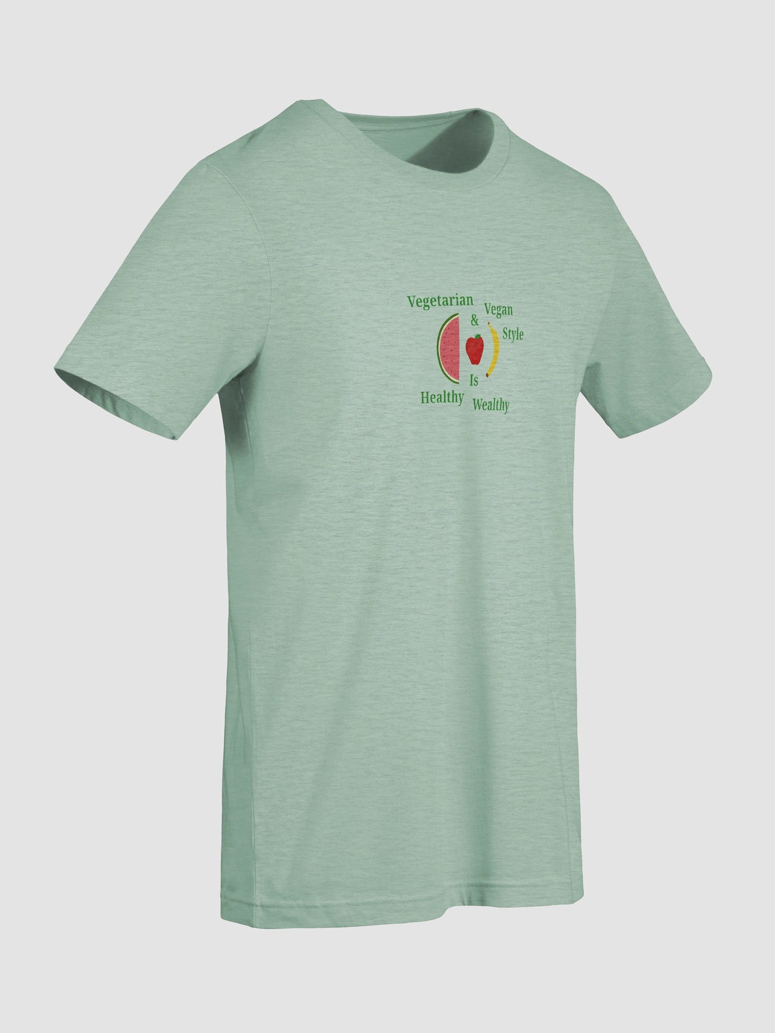 Healthy Wealthy Vegetarian & Vegan T-Shirt product image (9)