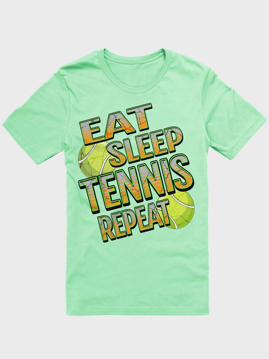 Eat Sleep Tennis Repeat Angle Enthusiast Statement Tee product image (46)