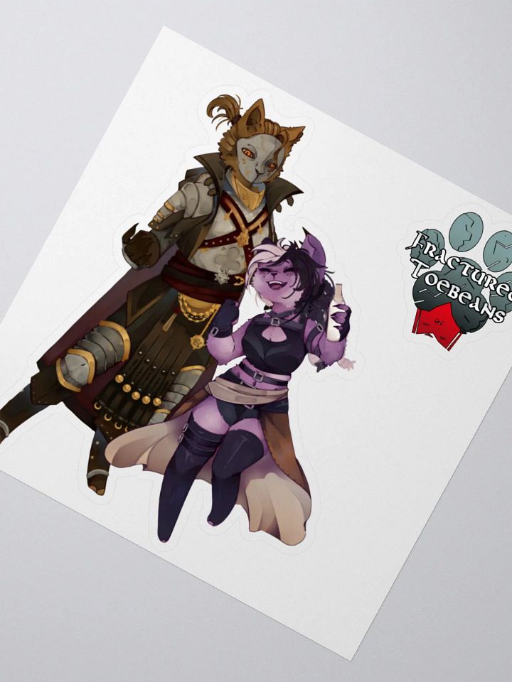 Fractured Toebeans Stickers product image (4)