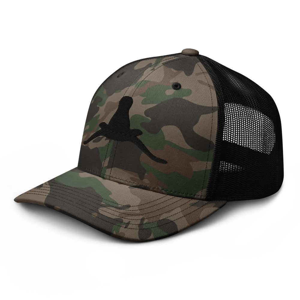 HORNS DOWN Camouflage Trucker Hat for Outdoor Enthusiasts product image (6)