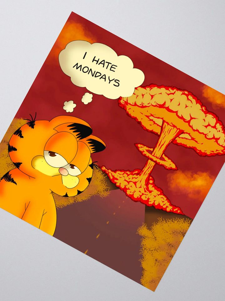 I hate Mondays Sticker product image (4)