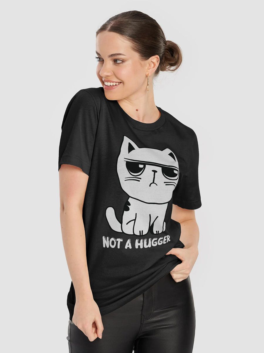 Funny Cat Not A Hugger Sarcastic Cat Humor T-Shirt product image (8)